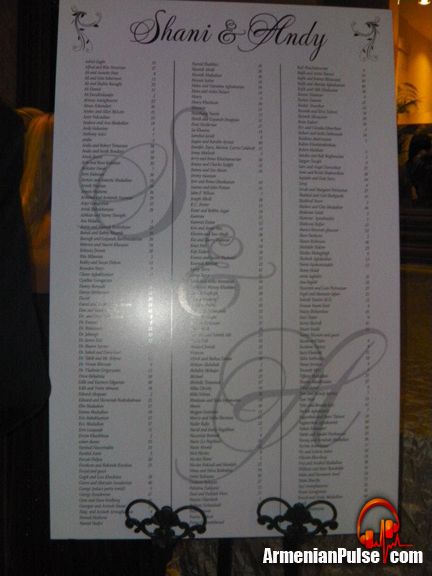 Andy & Shani Wedding Pictures Guest Table Seating