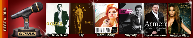 1st Armenian Pulse Music Awards Best Album Nominees