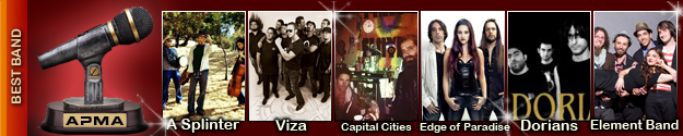 1st Armenian Pulse Music Awards Best Band Nominees