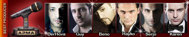 1st Armenian Pulse Music Awards Best Producer Nominees